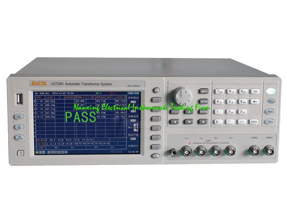 Fast arrival  U2729C Automatic Transformer Test System 20Hz-1MHz,20-channel transformer scanning test