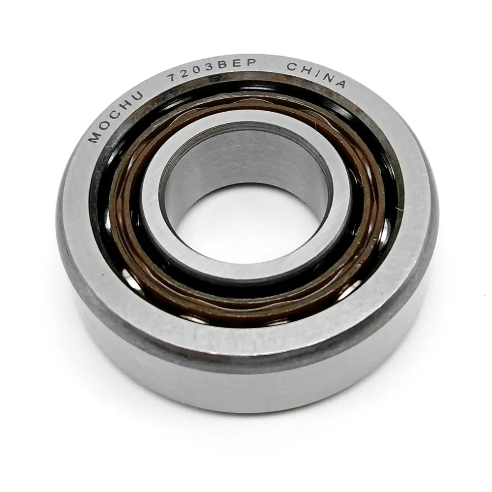 1pcs MOCHU 7203BEP 7203 17x40x12 Angular Contact Bearings Spindle Bearings CNC ABEC-3 40 contact angle