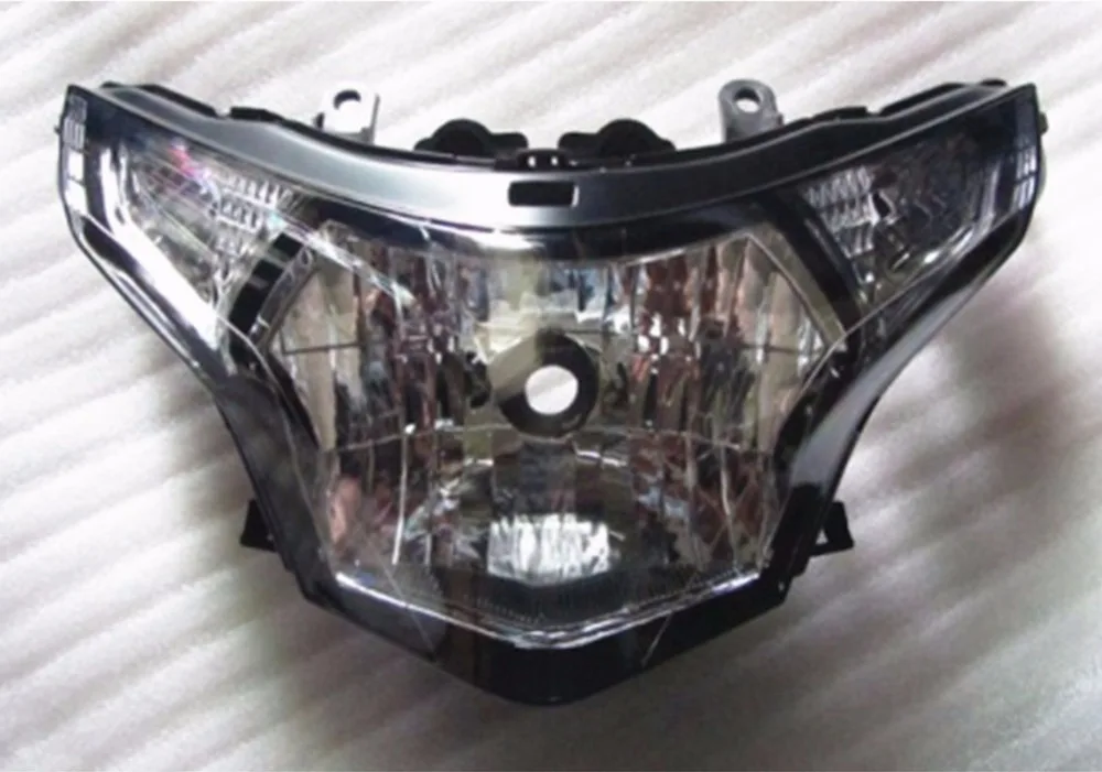 

Front Headlights Headlamp CASE Head Lights Lamps Assembly Housing Holder W/ Turn Signals Cover For Honda CBR250R 2008-2013 09 10
