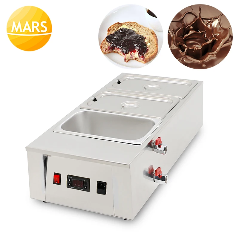 Máquina de inmersión de Chocolate caliente, cilindro comercial, calentador eléctrico, olla para derretir Chocolate