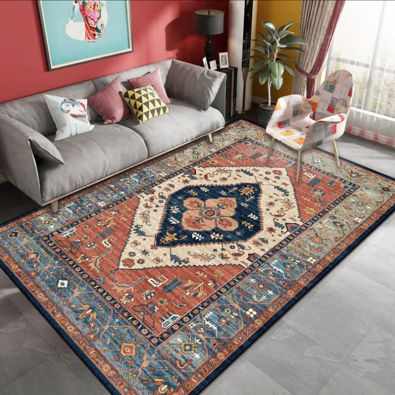 

Persian Modern Nordic Carpets For Living Room Sofa Coffee Table Rug Home Carpet Bedroom Study Room Floor Mat Marble Line Rugs