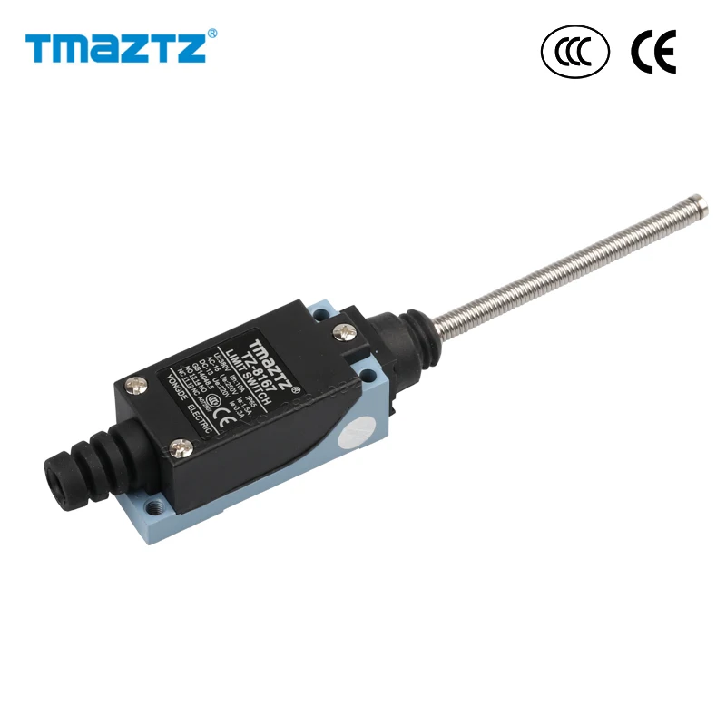 TZ-8167 ME-8167 미니 한계 스위치: IP65 방수, 자동 복귀, 장거리 스프링 로드로 안정적인 작동 보장
