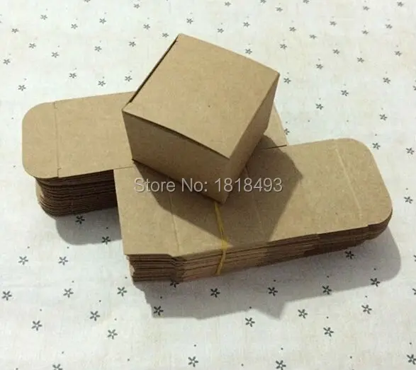 free shipping 50 pcs a lot wholesales kraft paper box/cosmetics gift packing box/Handmade Soap ornament face cream packing box