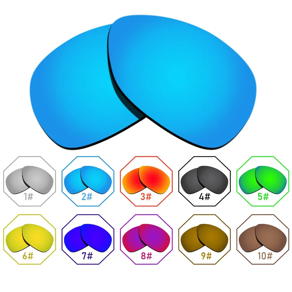 Lentilles de remplacement polarisées pour Crosshair 2012, plusieurs couleurs, anti-reflets, anti-rayures