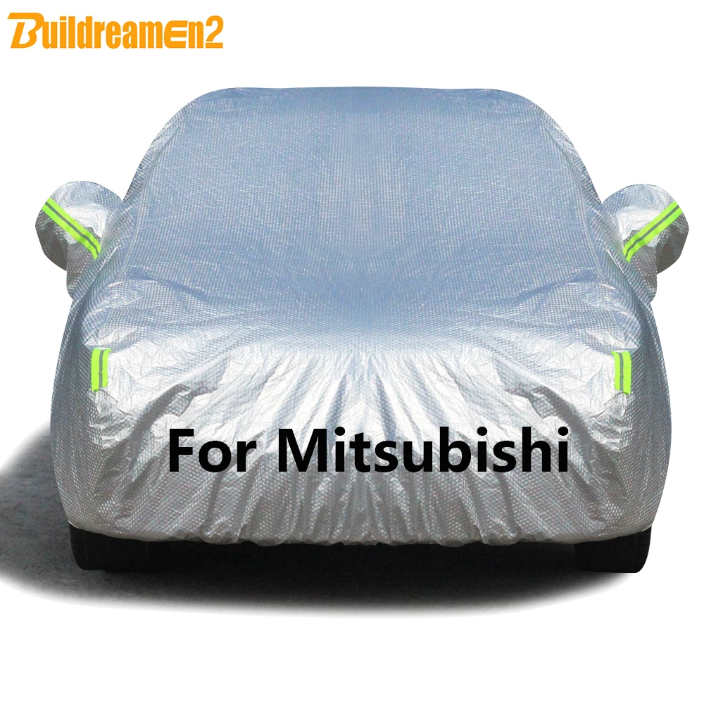 Buildremen2 Thick Car Cover Waterproof Sun Rain Snow Hail Protect Cover For Mitsubishi Pajero Galant Lancer Colt ASX Outlander