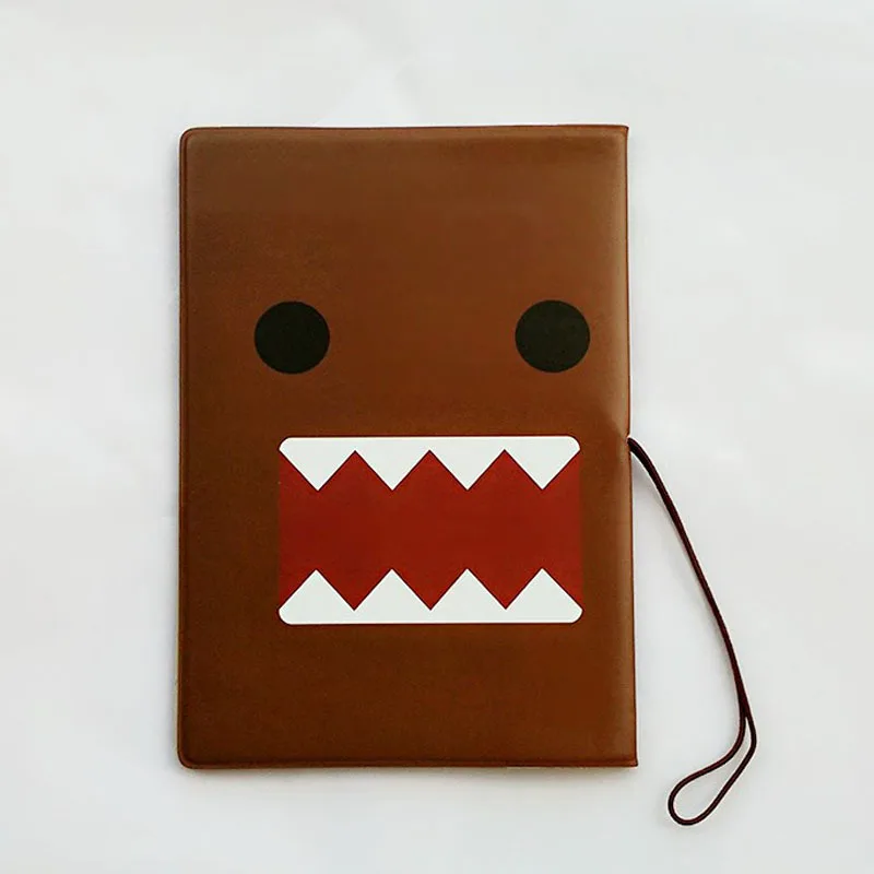 Cartoon DOMO KUN PVC Lerther passport holder Credit Card Holder,Travel 3D Passport Cover 14*9.6CM   for travel