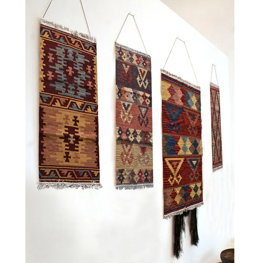 

Kilim Door Carpet Wool Manual Carpet Gypsy / Eastern Europe Nation Wind / Northern Europe Nation Concise Mashupgc195kliyg28