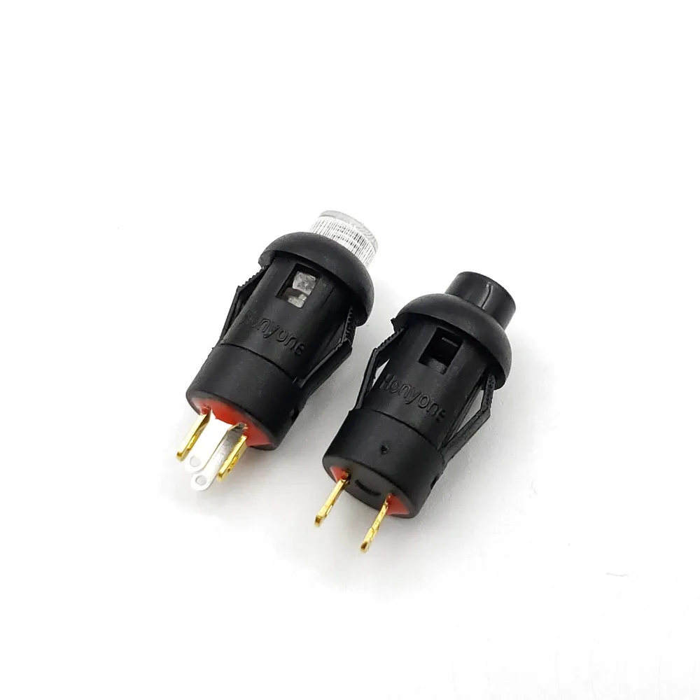 5Pcs PB11 8mm Momentary Self Return SPST Normally Open Mini Push Button Switch For Instrumentation
