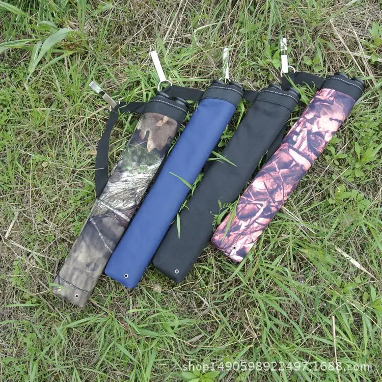 Arco e flecha Arco e flecha 2 Tubo Quiver Oxford Pano Cintura-Span 3 Cores Caça Seta Quiver para Composto/Recurve Arco Saco de Caça