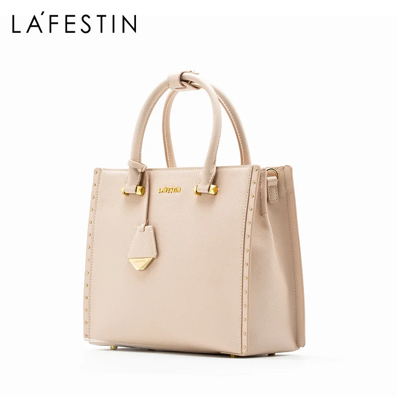 LA FESTIN Handbag Woman 2023 New Retro Luxury Designer Cross Bag Shoulder Purse Ladies Leather Tote Bag Large Capacity Bag