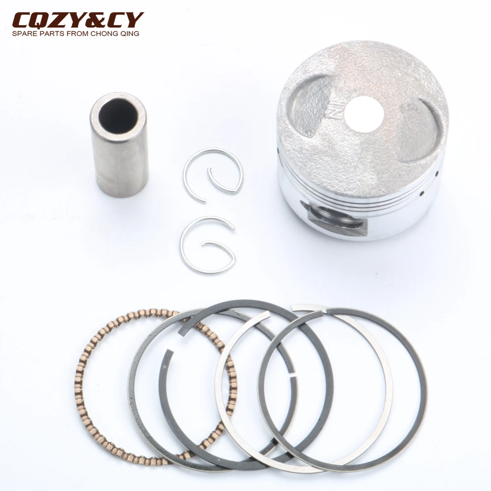 39mm 44mm 47mm 50mm Piston Kit for GY6 50cc 60cc 80cc 100cc 139QMA 139QMB 4-stroke Scooter Karting ATV Cart 13mm