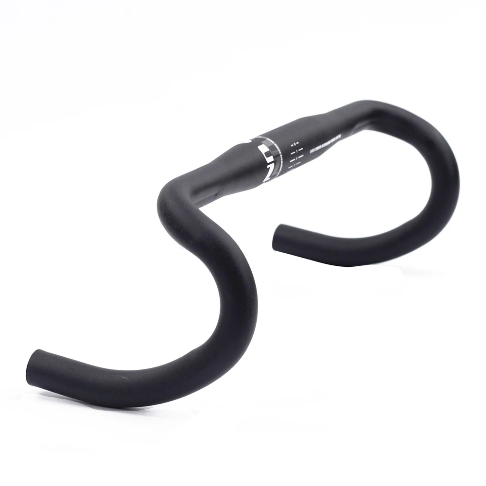 Alloy 700c Road Bike Handlebar Drop Bar 31.8mm 26mm x 380 400 420 440mm Touring Classic Black For Folding Minivelo Bicycles