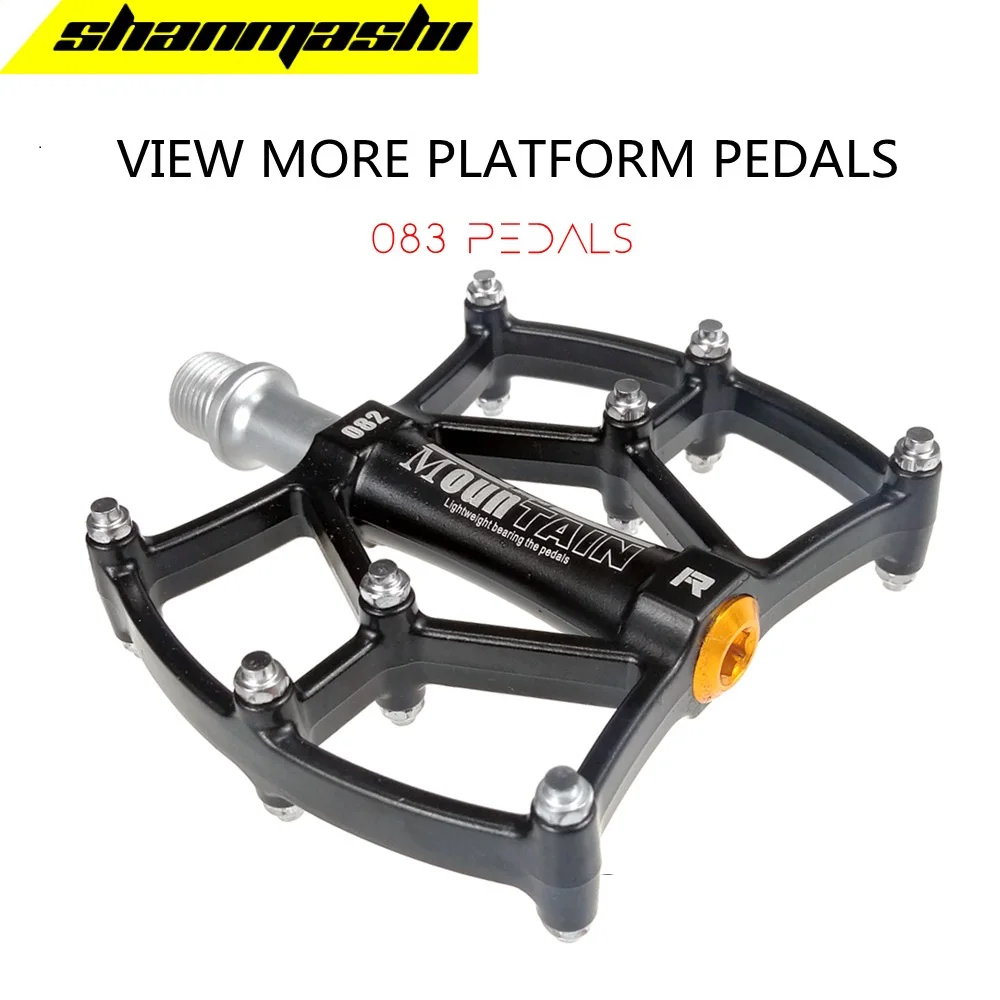 Shanmashi Pedal 3 Bearing anti-slip Pedals MTB Mountain Bike Folding Road Bicycle Aluminum Alloy Pedal 85*100*18mm Cycling parts