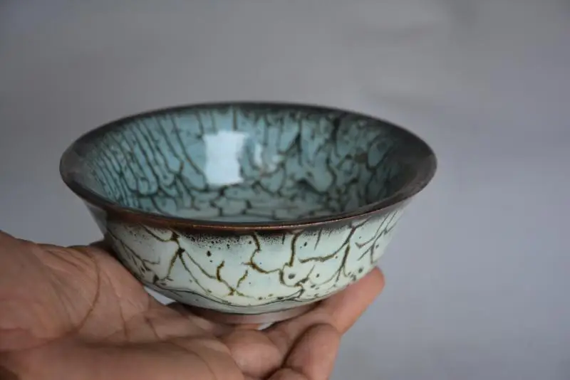 

Rare Song Dynasty(961--1275) porcelain Flowers glaze bowl, Junyao,best collection & adornment, Free shipping