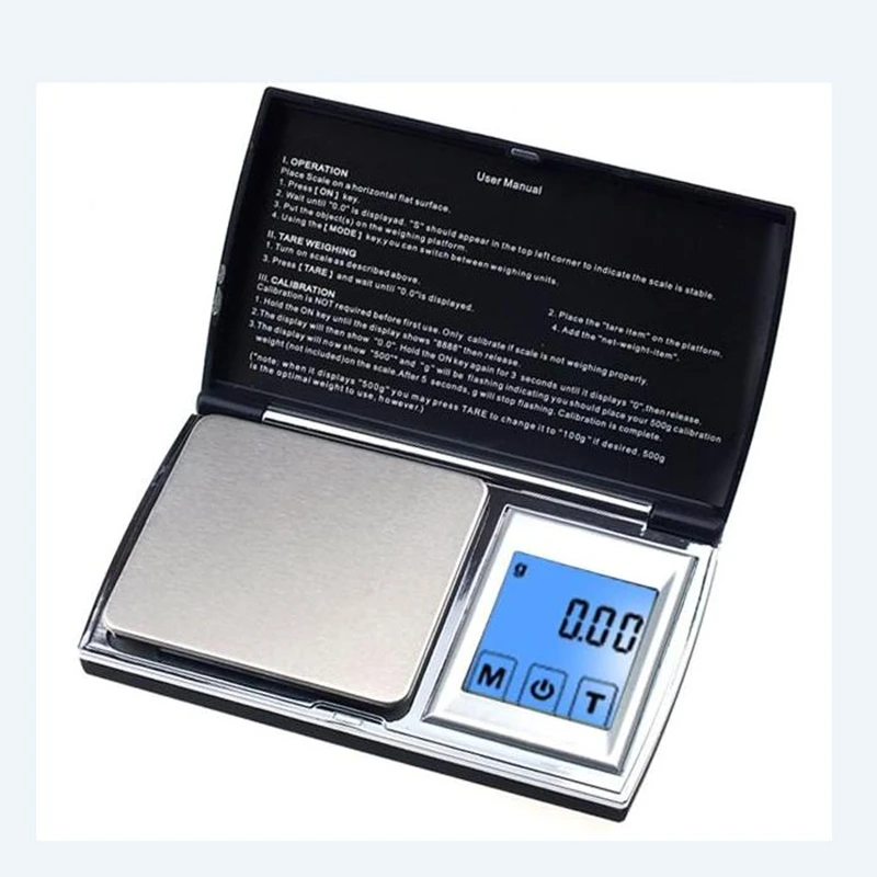 200gx0.01g LCD Touch Digital Pocket Scales for Gold Sterling Silver Jewelry 0.01 Mini Precision Balance Weight Electronic Scale