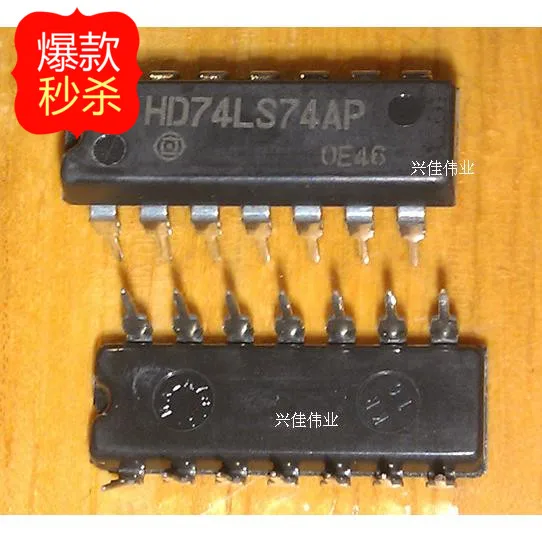 10PCS Original authentic SN74LS74AN HD74LS74AP 74LS74 logic chips