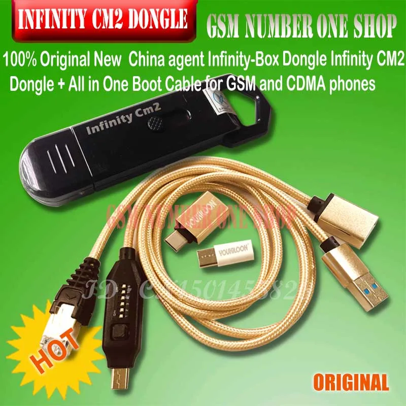 

Original new infinity cm2 dongle infinity box dongle + umf all in one boot cable for GSM CDMA phones