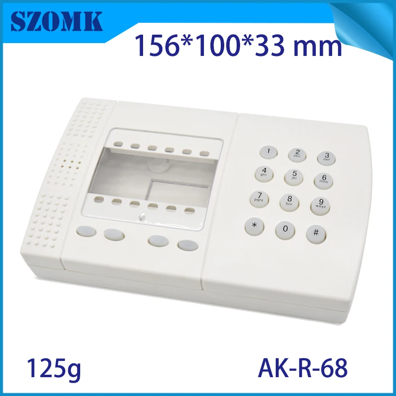 1Piece 156*100*33mm szomk RFID plastic electronics enclosure door access control enclosure plastic keypad shell instrument box