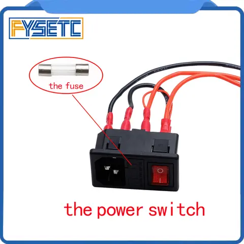 Power Safety Switch 220V 110V 15A FYSETC