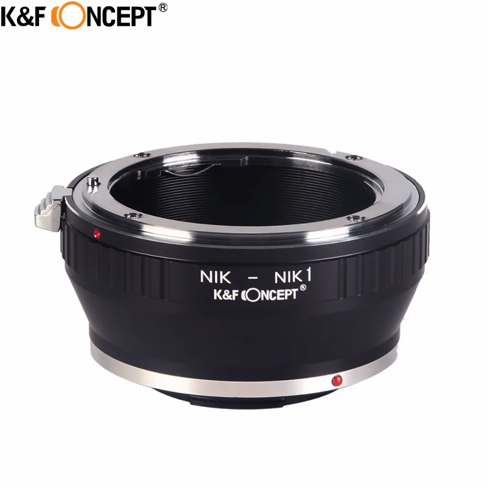 K&F CONCEPT For Nikon-Nikon1 Camera Lens Mount Adapter Ring fit for Nikon AI/F Mount Lens to for Nikon1 Series Camera Body