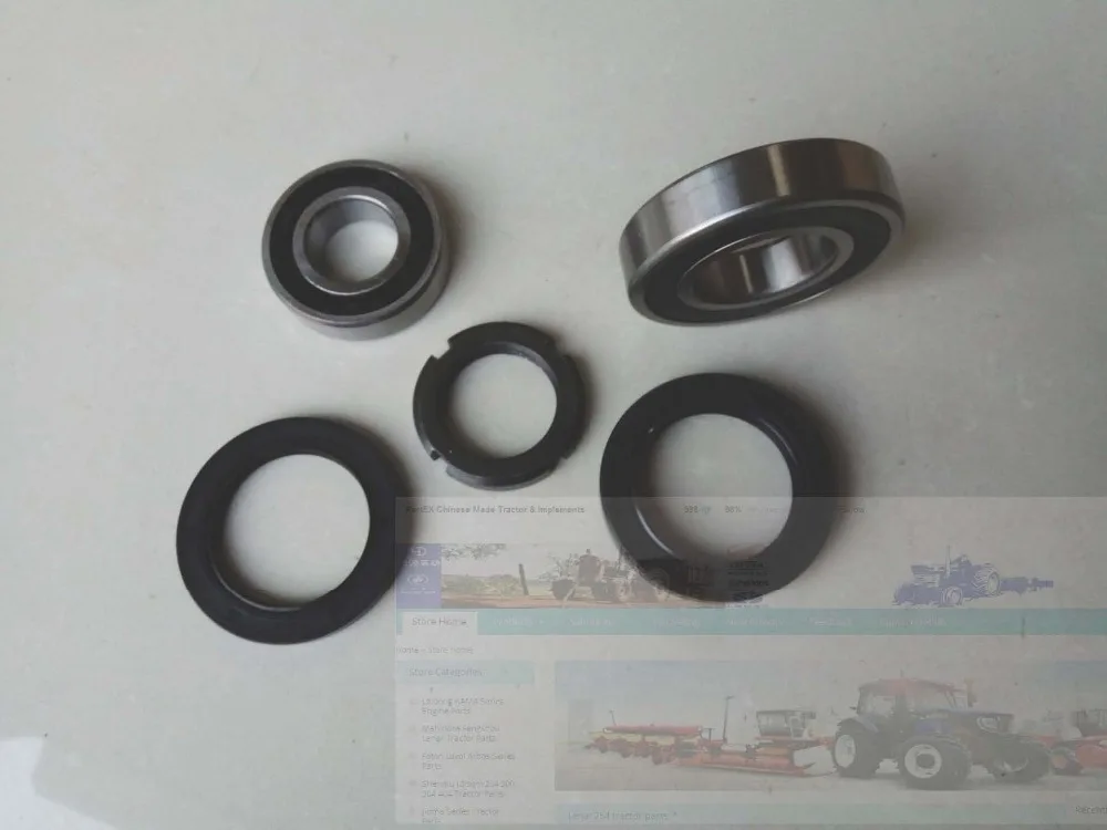 FS254 Lenar 254 II 274II set of oil seals, bearing and nut for the threaded drive shaft