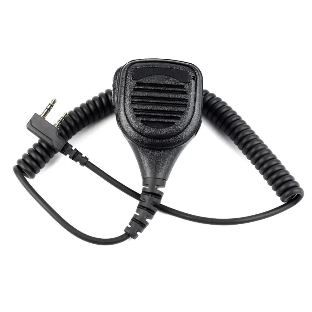 

2PIN Waterproof Speaker Mic Microphone for KENWOOD BAOFENG WOUXUN PUXING Radio