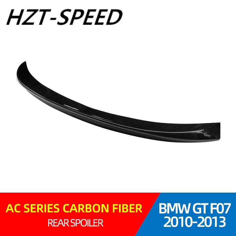 AC Style Carbon Fiber Rear Trunk Spoiler For BMW 5 Series GT F07 2010 - 2013