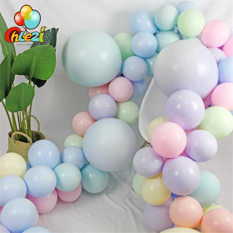 50pc/lot 10 Inch Macaron Latex Balloons Helium Balloon Wedding Valentine Decor Globos Baby Shower Girl Birthday Party Ballons