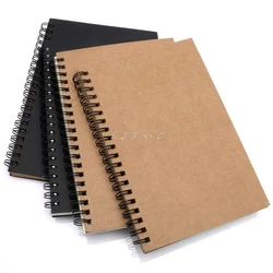 Reeves-libro de bocetos en espiral Retro, cuaderno en blanco, Papel Kraft para bocetos