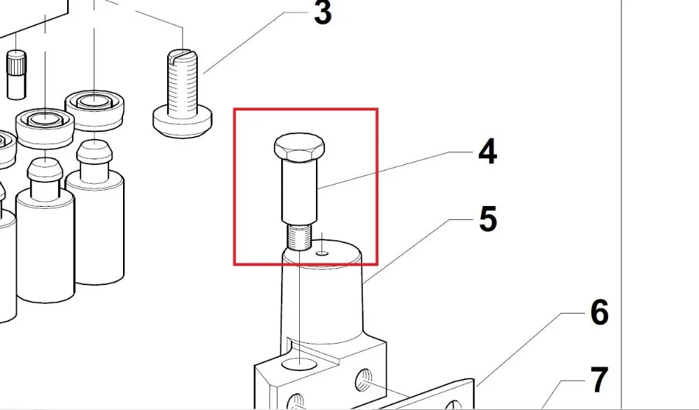 Santoni Seamless Underwear Machine SM8-TOP1 SM8-TOP2 Use Screw M180030