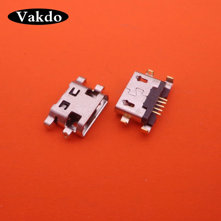 50-100pcs micro mini usb lade buchse buchse daten port für lenovo a708t s890 alcatel 7040n huawei g7 G7-TL00 ladegerät anschluss