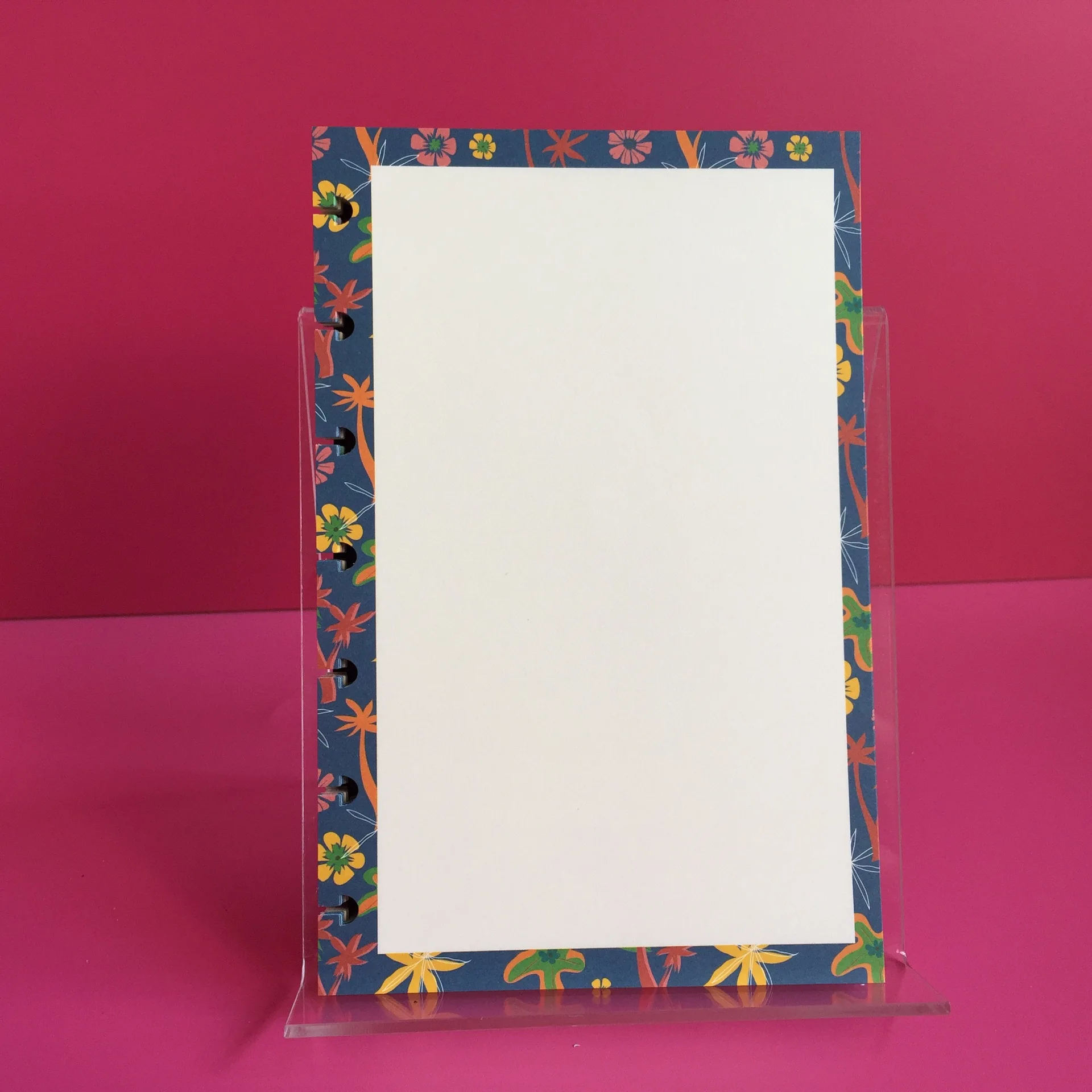 80pcs A5B6 Notebook Loose-leaf Paper Hand Account Book Refill Daolin Paper Notepad Colorful Inner Mushroom Hole Loose-leaf