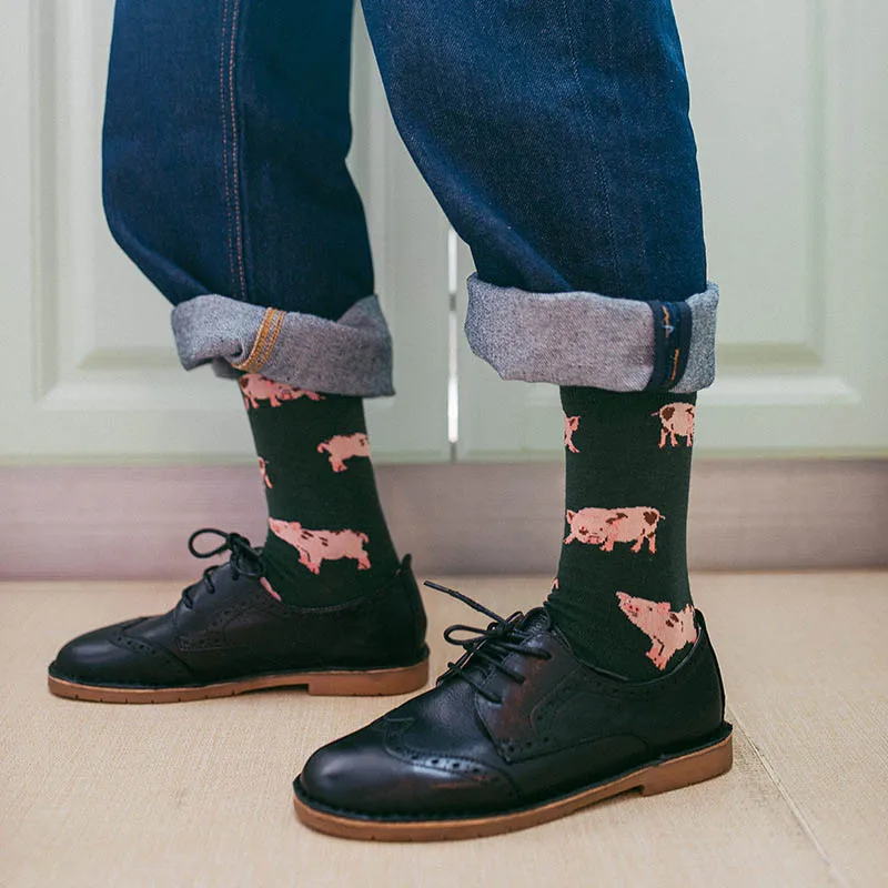 Stile del giappone Harajuku Cane Divertente Calzini E Calzettoni Della Caviglia Delle Donne del Cotone Sveglio Calzini E Calzettoni Modo Freddo Pantaloni A Vita Bassa di Skateboard Femminile Meias di Arte Animale Sox