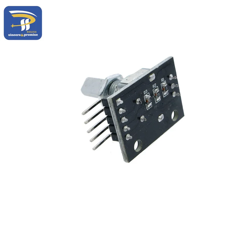 1/5/10PCS KY-040 360 Degrees Rotary Encoder Module Brick Sensor Switch Development Board For Arduino With Pins Half Shaft