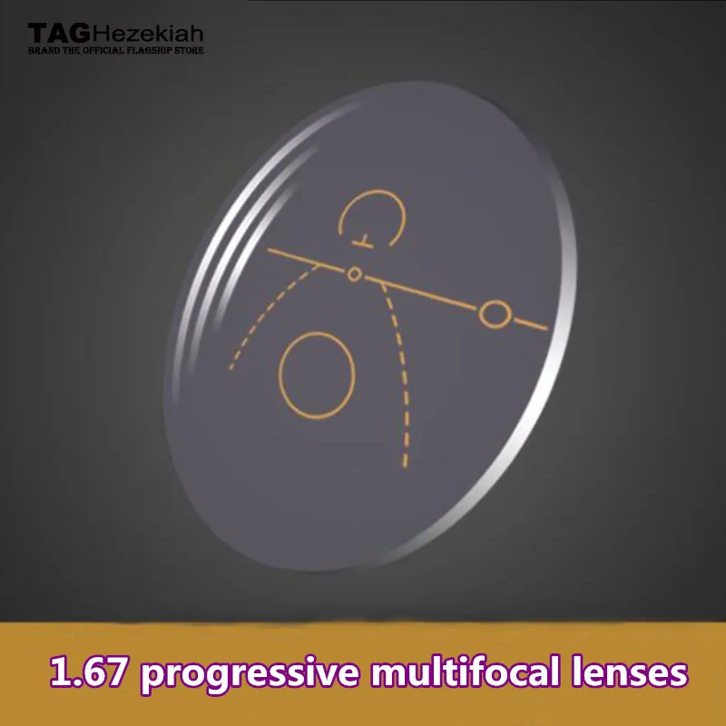 1.67 progressive multifocal lenses ultra-thin thin prescription lenses transparent 2 lenses