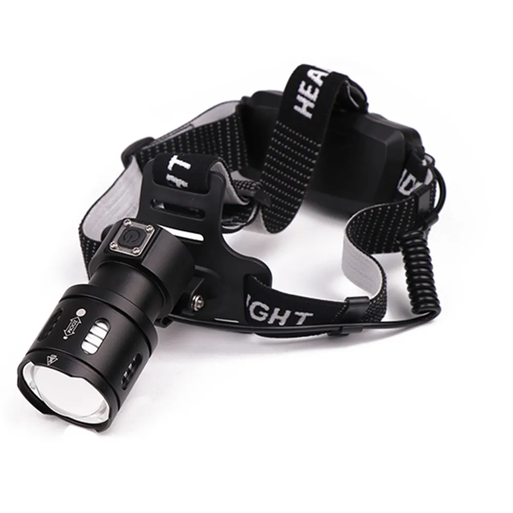 Powerful XHP70 LED Headlamp Waterproof Headlight XHP70.2 XHP50 Zoom LED Head Forehead Flashlight Powered by 18650 batteries