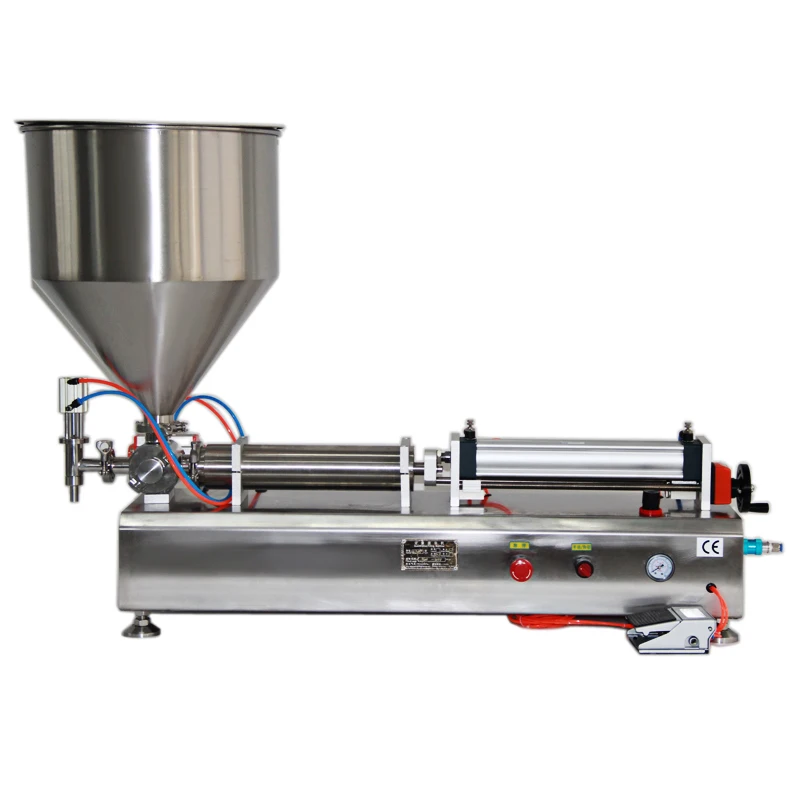 

Free Shipping,High Accuracy Full Pneumatic Semi automatic liquid and paste/cream filling machine(100-1000ml) With Free Shipping