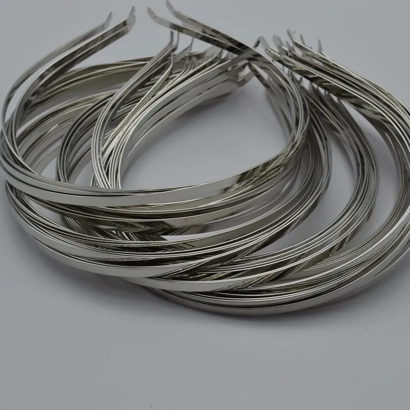 50pcs 5mm Metal headband wholesale lots  hair band accessory