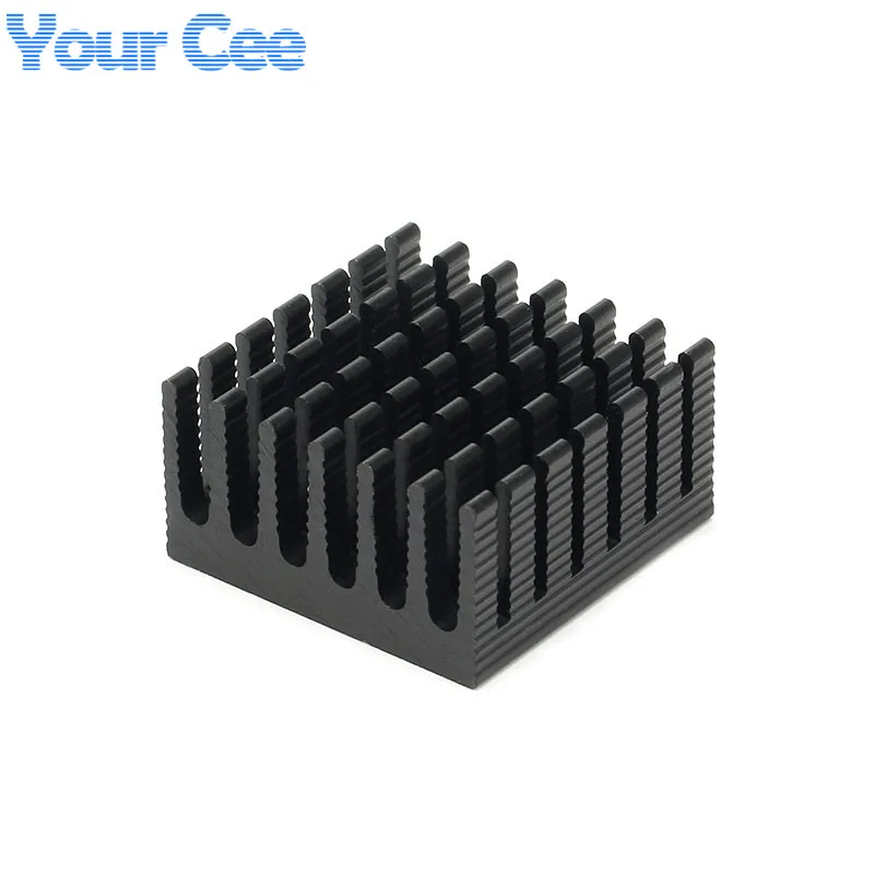 10pcs/5pcs 28*28*15mm Heatsink Cooling Fin Aluminum Heat Sink Radiator Cooler for Graphic Black 28X28X15mm