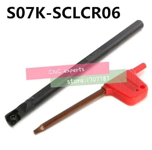 S07K-SCLCR06 Boring Bar,Internal turning tool,CNC turning tool holder,Lathe cutting tool,SCLCR/L boring bar for CCMT0602 Inserts