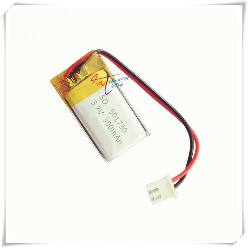 XH2.54 300 mAh 501730 3.7 V lithium polymer Có Thể Sạc Lại pin