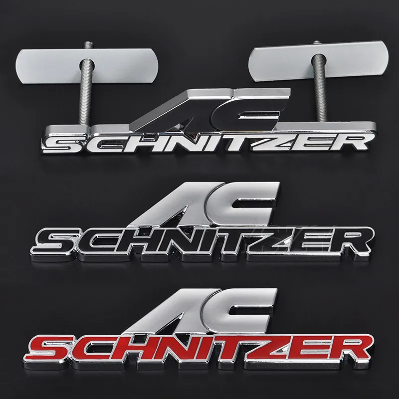 Fashion Car Front Grill Emblem Auto Refitting Logo Grille Stickers For BMW AC Schnitzer M 3 5 6 Z E E46 E39 E36 E34 X1 X3 X5 X6