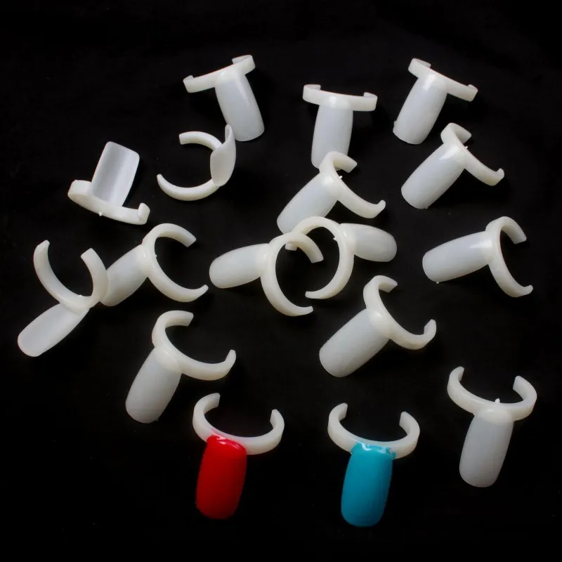 50Pcs punte per unghie acriliche complete smalto UV Gel Display a colori Nail Art Ring Style Manicure strumenti Nail Display Nail Art Tips Set TD12