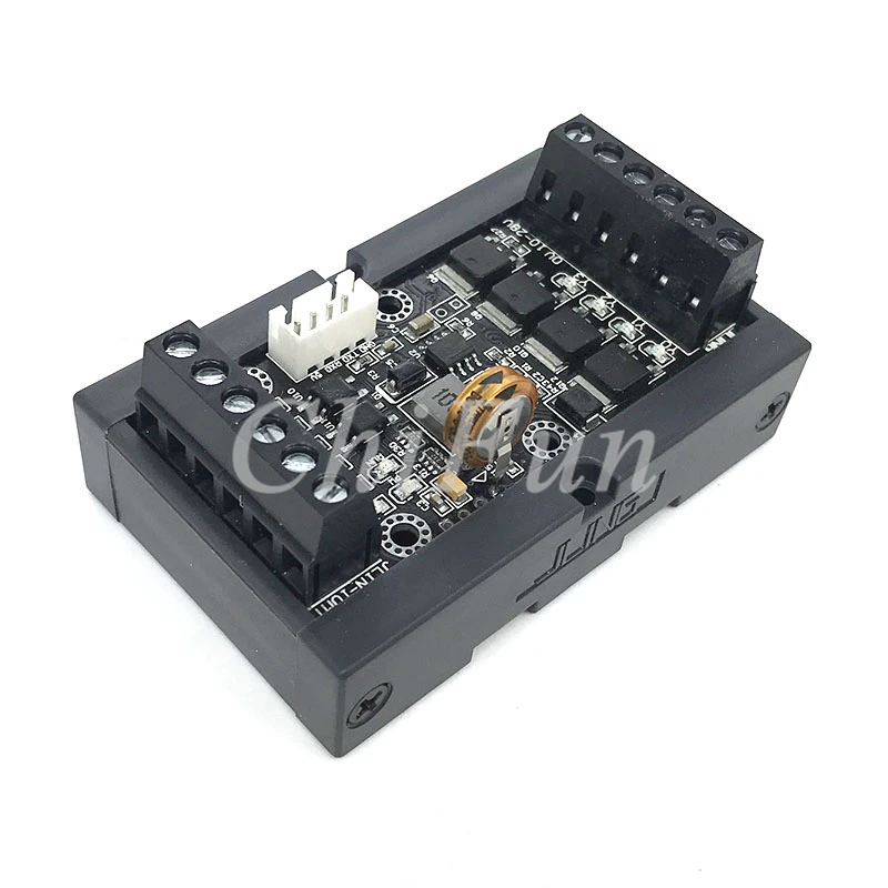 PLC industrial board programmable controller FX1N-10MT delay module with program cable and shell