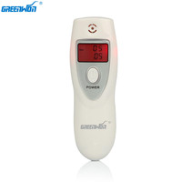 GRENWON Mini gift breath alcometer with digital lcd display  inhaler alcoholmeters alcohol tester breathalyzer