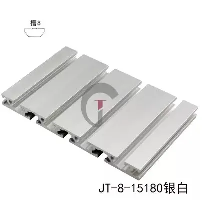 15180 aluminum extrusion profile wall thickness 2.2mm groove width 8mm length 100mm industrial aluminum profile workbench 1pcs