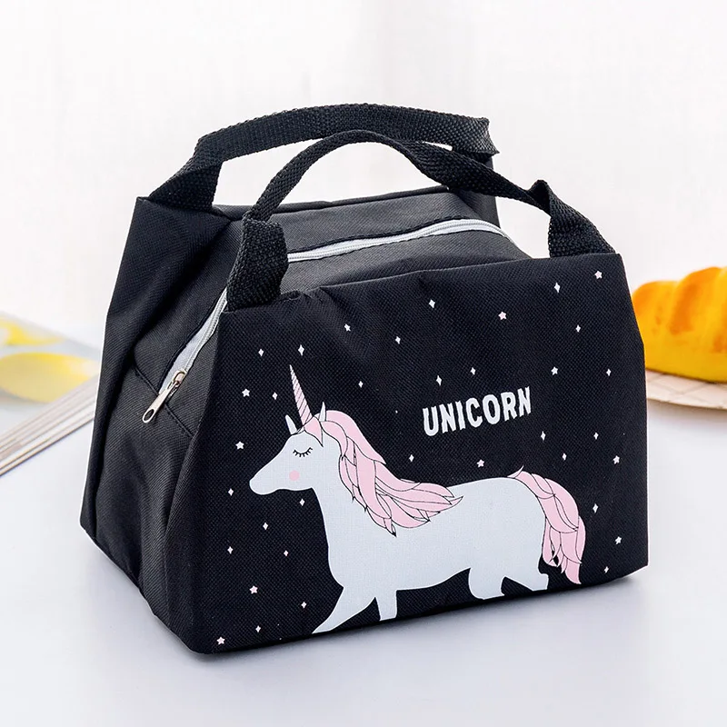 Baby Food Insulation Bag Portable Waterproof Thermal Oxford Lunch Bags Convenient Leisure Cute Cartoon Picnic Tote