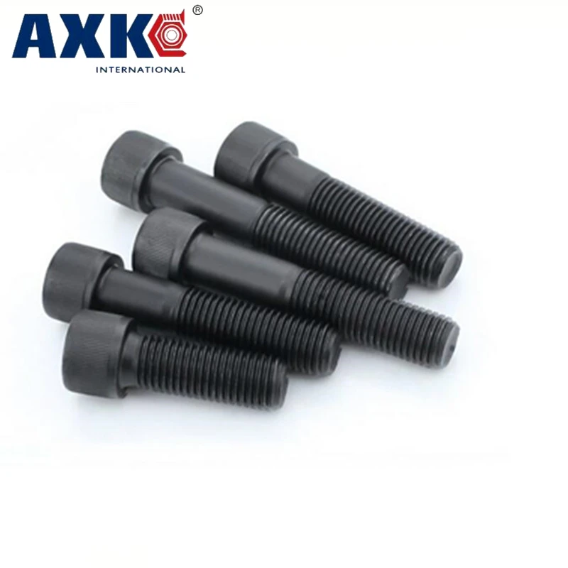 

AXK DIN912 12.9 bolts Carbon steel hex socket screws fine thread M6 M8 M10 M12 screws black twill cylindrical head bolts