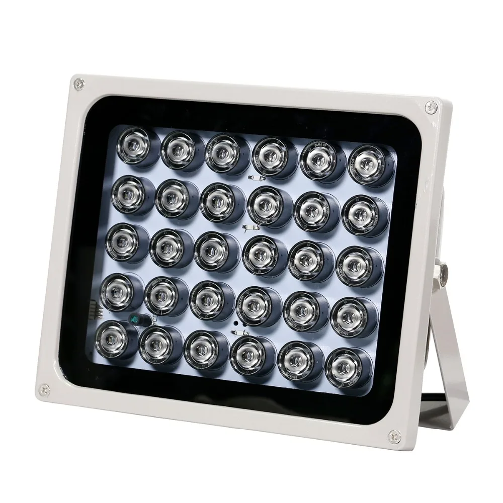 AZISHN CCTV المصابيح 30 الأشعة تحت الحمراء مصباح بالأشعة تحت الحمراء للرؤية الليلية 850nm IP65 المعادن في الهواء الطلق CCTV ملء ضوء لكاميرات المراقبة CCTV