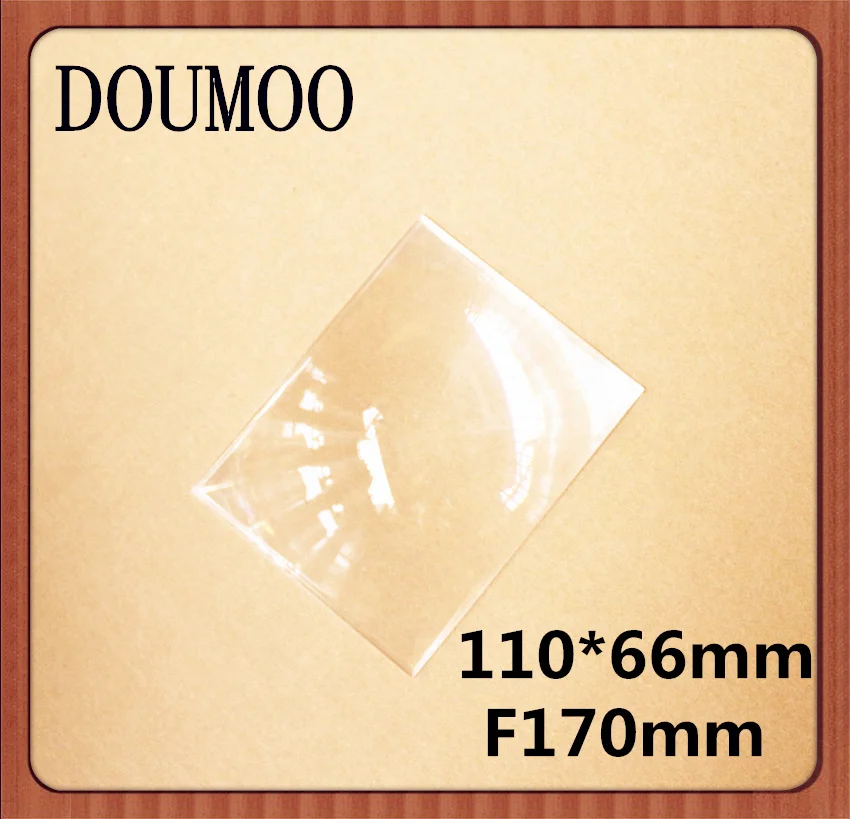 

5 pcs /lot magnification 110*66 mm Rectangle Fresnel Lens Focal length 170 mm High concentrated for DIY projector fresnel lens